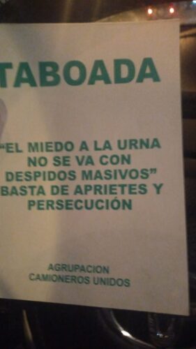 Camioneros con panfleteada en 3 y 26