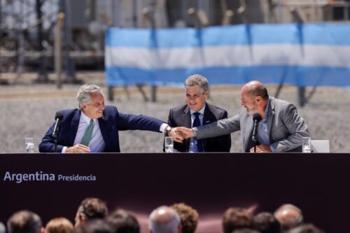 Pampa Energía e YPF inauguraron el ciclo combinado de la Central Térmica Ensenada Barragán con la presencia de Alberto Fernández